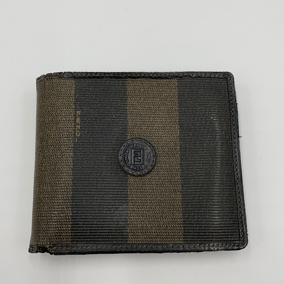 Fendi Other - Fendi Vintage 90s Pequin Bi-fold wallet